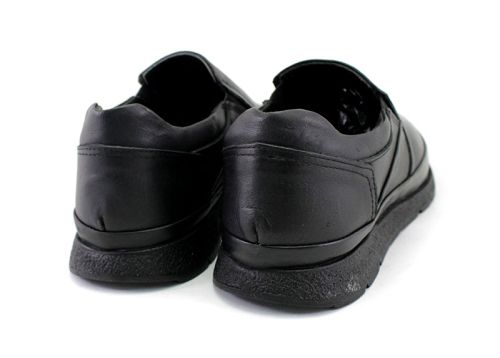 Pantofi casual pentru bărbați în negru 