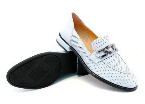 Pantofi de damă de culoare albastru deschis