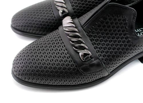 Pantofi de vară pentru femei în negru - Model Lydia.
