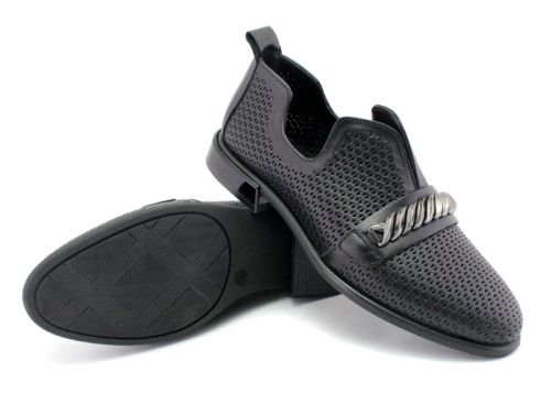 Pantofi de vară pentru femei în negru - Model Lydia.