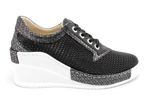 Pantofi de vară pentru femei în negru - Model Marie