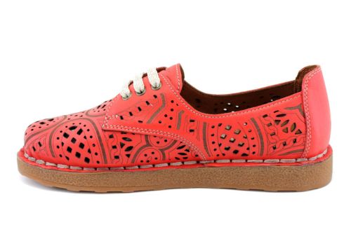 Pantofi de vara dama de culoare rosie - Model Cynthia.