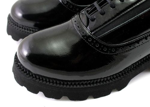 Pantofi de damă, toamnă-iarnă în negru - Model Lara