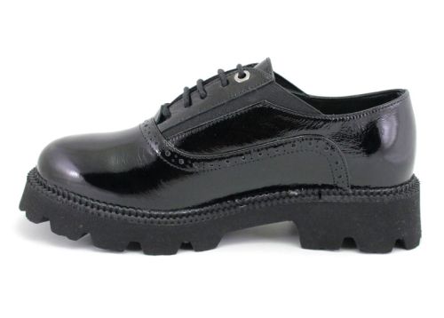 Pantofi de damă, toamnă-iarnă în negru - Model Lara