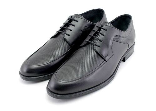 Pantofi formali pentru bărbați în negru, model Toto
