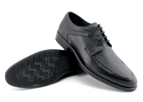 Pantofi formali pentru bărbați în negru, model Toto