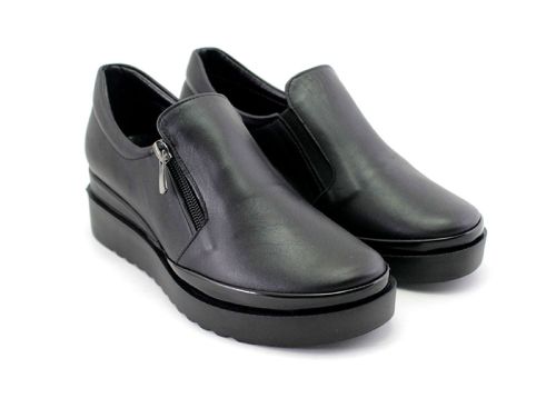 Pantofi de damă, casual, în negru - Model Astrea.