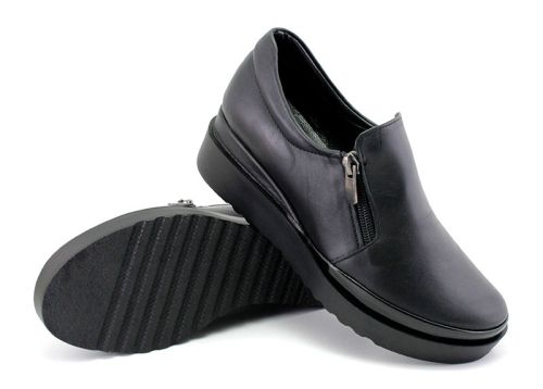Pantofi de damă, casual, în negru - Model Astrea.