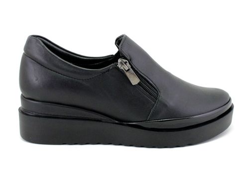 Pantofi de damă, casual, în negru - Model Astrea.