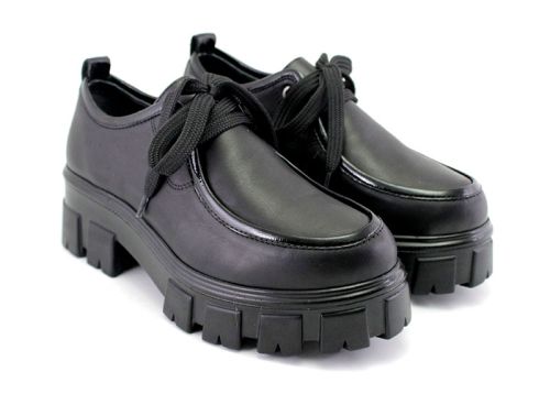 Pantofi de damă, casual, în negru - Model Erika