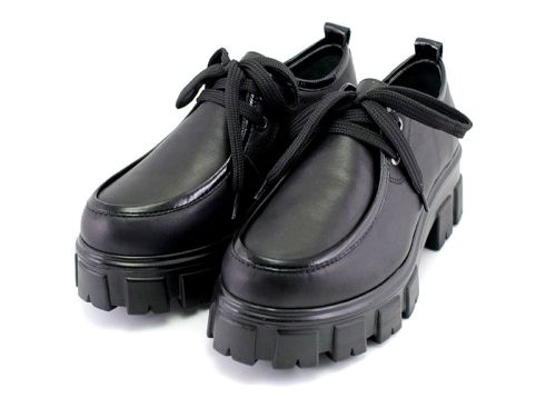 Pantofi de damă, casual, în negru - Model Erika
