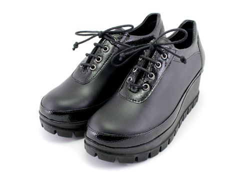 Pantofi de damă, casual, în negru - Model Matilda