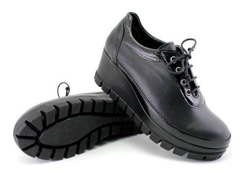 Pantofi de damă, casual, în negru - Model Matilda