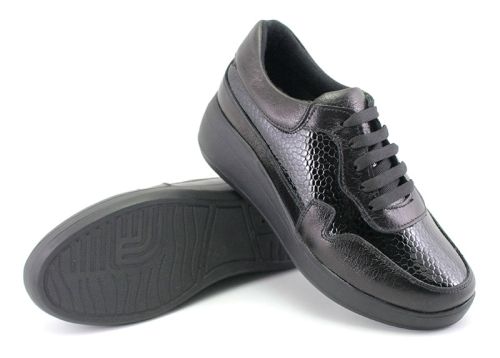 Pantofi de damă, casual, în negru - Model Ciela