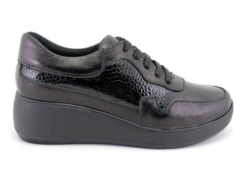 Pantofi de damă, casual, în negru - Model Ciela