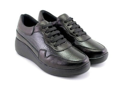 Pantofi de damă, casual, în negru - Model Ciela