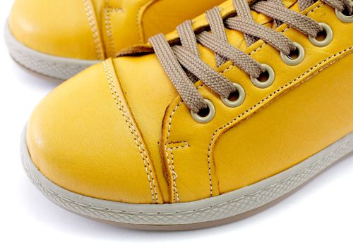 Pantofi de damă, casual, în galben - Model Leia