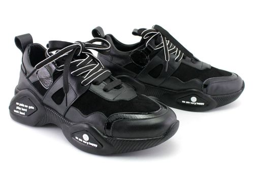 Pantofi sport pentru femei în negru - Model Evita