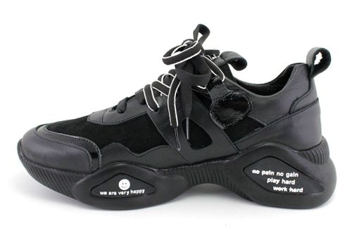 Pantofi sport pentru femei în negru - Model Evita