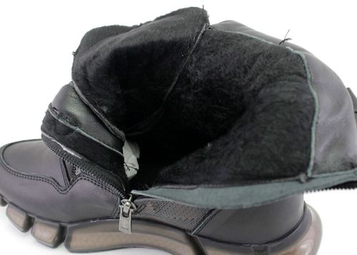 Ghete sport pentru femei în negru, model Ariel
