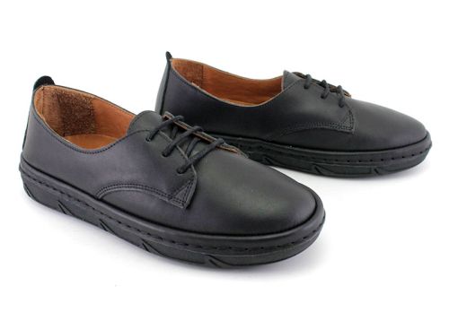 Pantofi de damă, moi, casual, negri - Model Angela