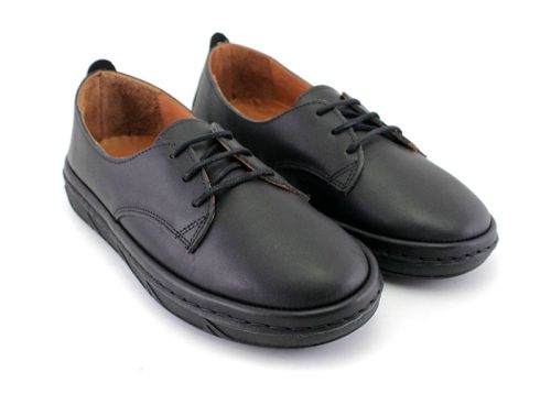 Pantofi de damă, moi, casual, negri - Model Angela