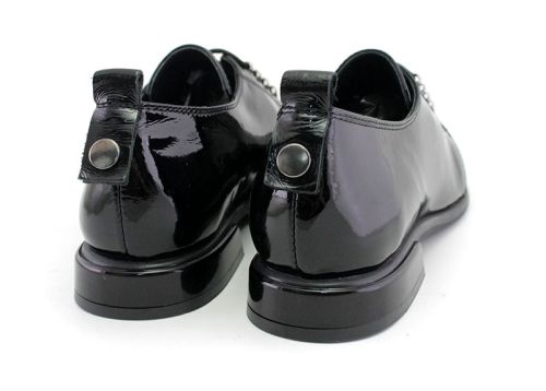 Pantofi de damă, casual, în negru - Model Iris