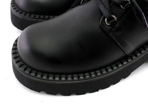 Pantofi de damă, toamnă-iarnă în negru - Model Lotus