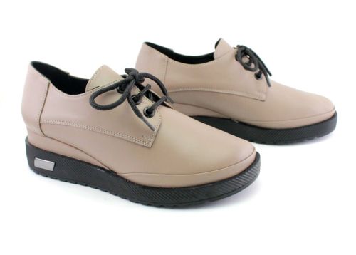 Pantofi dama, casual in culoare "vizon", model Flora