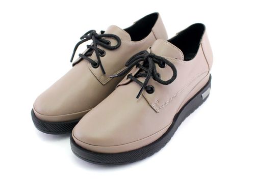 Pantofi dama, casual in culoare "vizon", model Flora