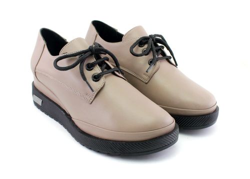 Pantofi dama, casual in culoare "vizon", model Flora