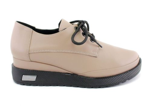 Pantofi dama, casual in culoare "vizon", model Flora
