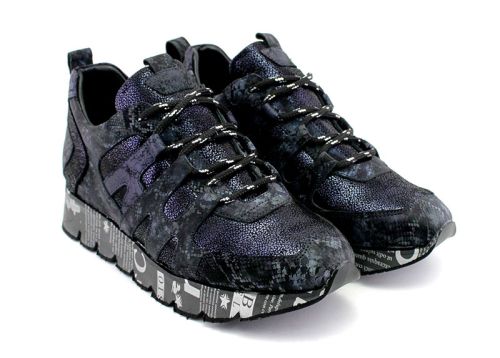 Pantofi sport dama in albastru - Model Imelda