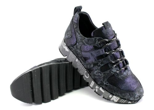 Pantofi sport dama in albastru - Model Imelda