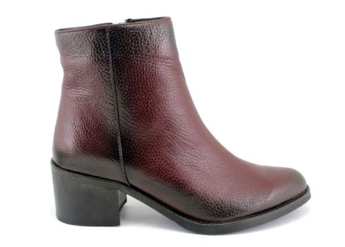 Botine elegante de damă cu fermoar lateral în negru - Model Damiana