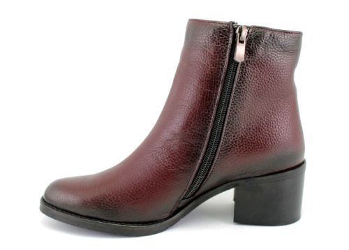 Botine elegante de damă cu fermoar lateral în negru - Model Damiana