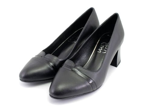 Pantofi formali de dama in negru - Model Topaz
