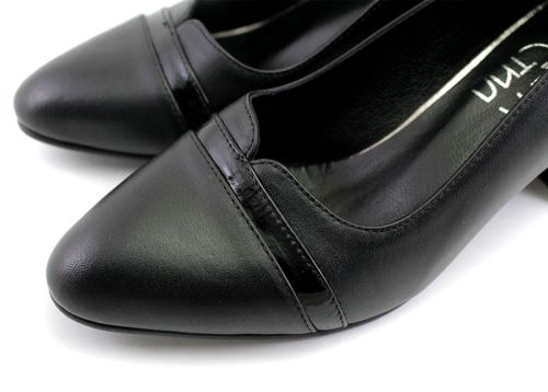 Pantofi formali de dama in negru - Model Topaz