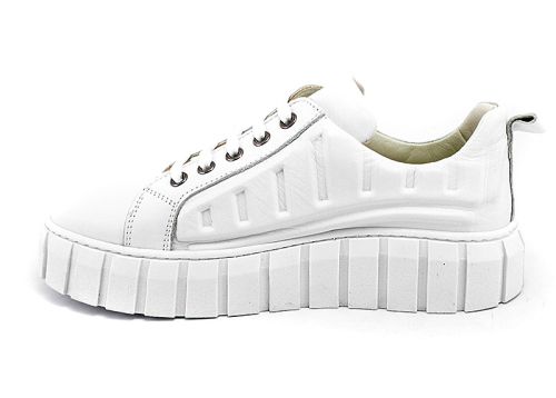 Pantofi dama stil sport casual in alb - Model Brena