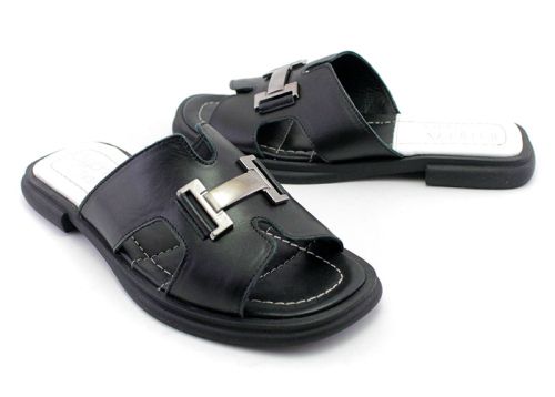 Papuci casual dama negru - Model Cassiopeia