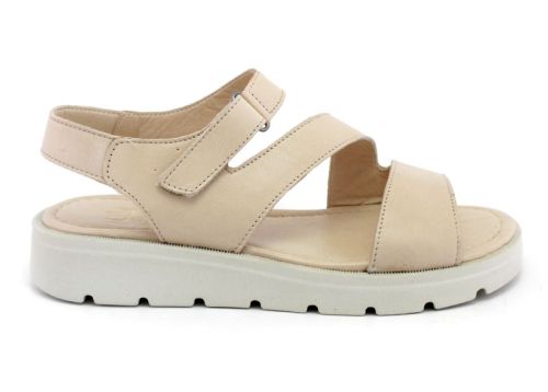 Sandale casual dama in bej - Model Rossi.