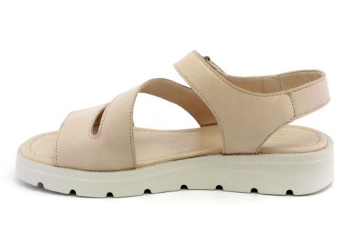 Sandale casual dama in bej - Model Rossi.