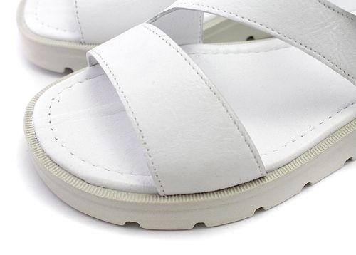 Sandale casual dama alb - Model Rossi.