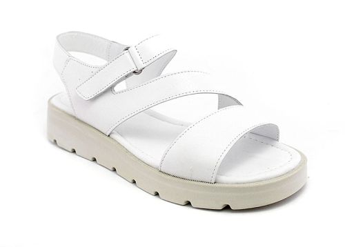 Sandale casual dama alb - Model Rossi.
