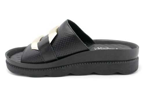 Papuci dama negru - model Rufina