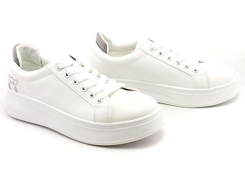 Pantofi sport dama alb, model 15-1