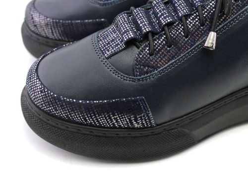 Pantofi casual dama in albastru inchis - Model Talia.