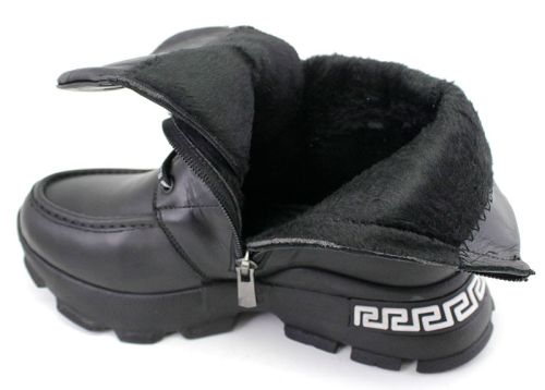 Cizme de dama stil sport in negru, model Pandora