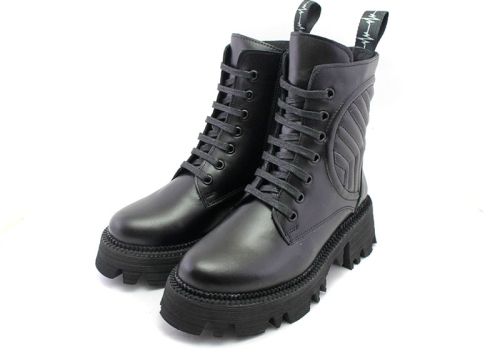 Cizme casual dama negru - Model Teneris.