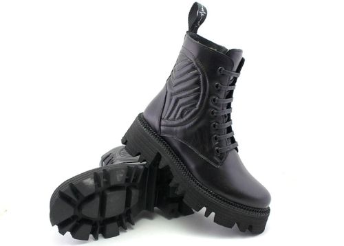 Cizme casual dama negru - Model Teneris.